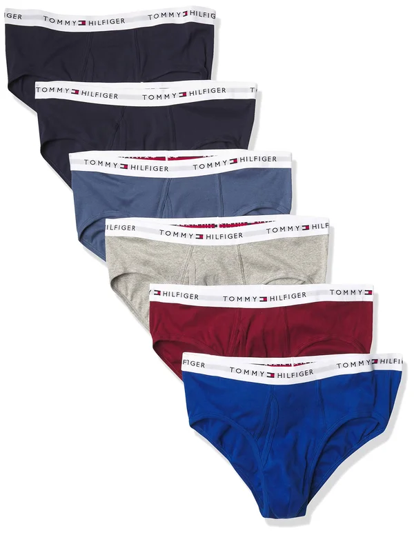 Tommy Hilfiger Men's 6-pk. Cotton Classics Briefs - Royal Blue