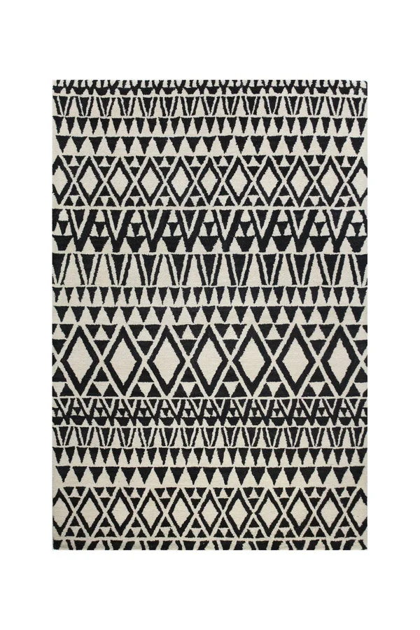 Bashian Chelsea ST247 Indoor Area Rug Ivory/Black
