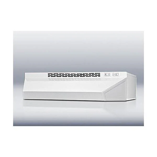 Summit H1620W 20x22 Convertible Range Hood - White