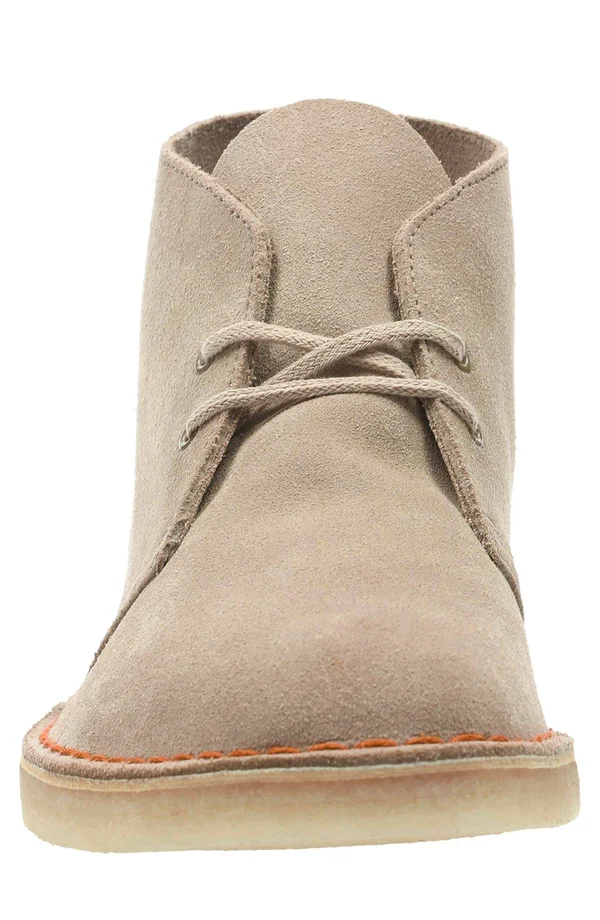 Clarks Mens Desert Boot Dark Olive Leather Size 10.5