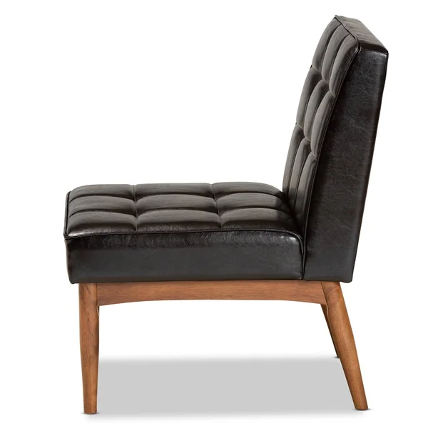 Wholesale Interiors Sanford Mid-Century Modern Dining Chair - Tan