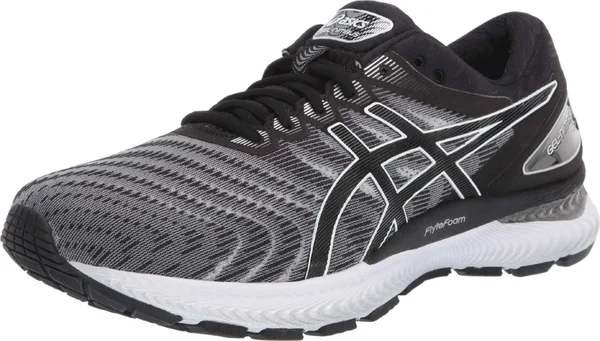 Asics GEL-Nimbus 22 White/Black Men's Running Shoes - Size: 6