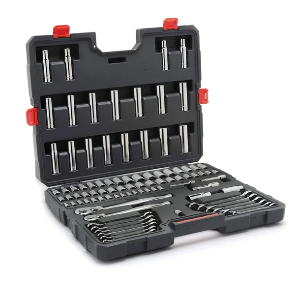 Crescent 90 Piece Mechanics Tool Set with Ratcheting Wrenches SAE & Metric - Ctk90