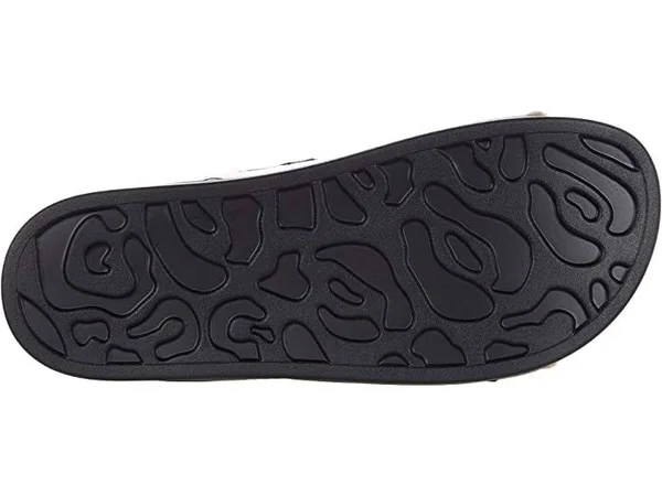 Aerosoles Olivia Women's Faux-Shearling Slide Sandals, Size: 7, Black
