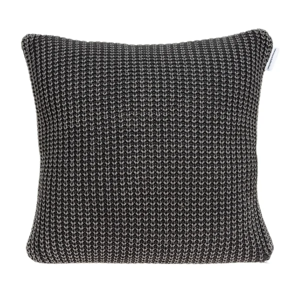 Parkland Collection Cabo Pillow Cover with Down Insert in Charcoal