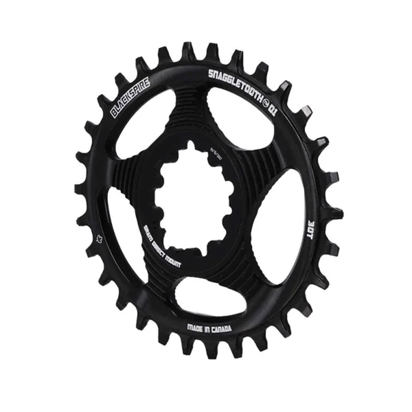 Blackspire Snaggletooth GXP DM Oval Chainring 30T - Black