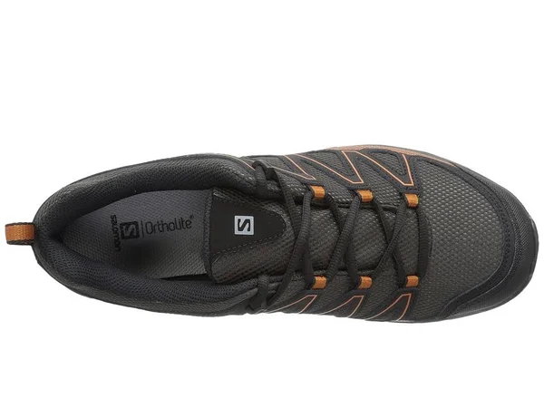 Salomon Pathfinder Low Cswp Mens Hiking Shoe 400615 - Beluga/Black/Leather Brown, Size 13 M