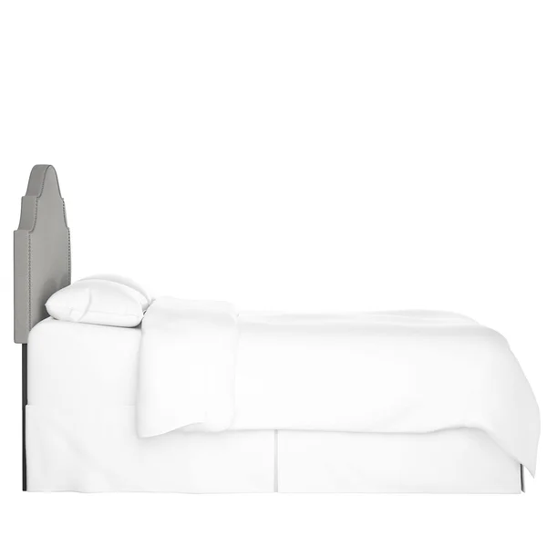 Hudson Velvet Headboard - Berry - Size Full, Velvet, The Company Store