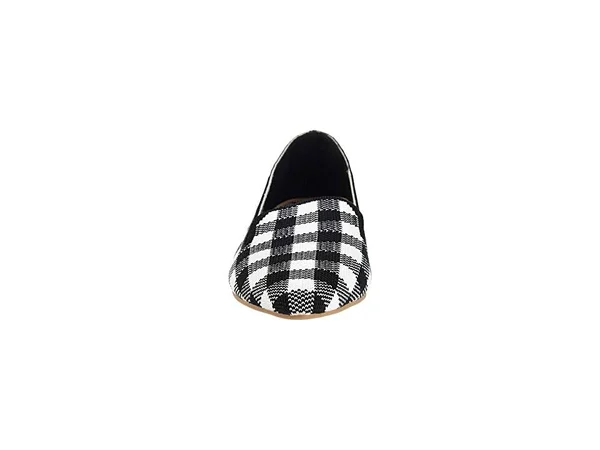 Journee Collection Women's Foam Vickie Flat - Plaid - Size 9.5M