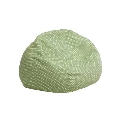 Classic Bean Bag Ebern Designs Fabric: Green - Size: 19x22 H x 42x22 W x 42x22 D