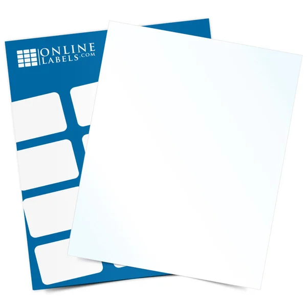 8.5x22 x 14x22 Labels w/ 2 Vertical Back Slits, 100 Sheets, Clear Gloss Inkjet