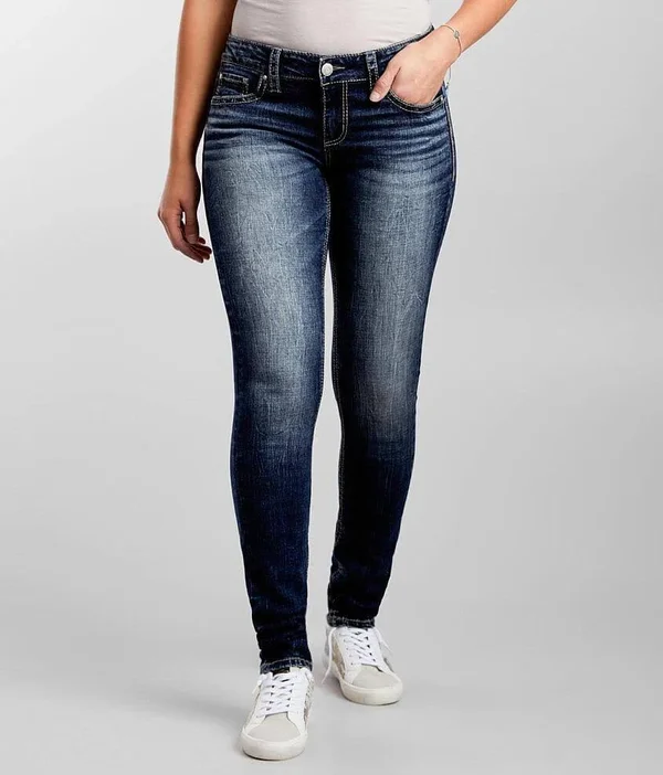 Women's Virgo Skinny Stretch Jean in Blue by Daytrip., Women's