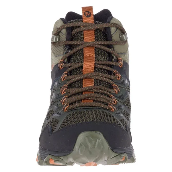 Merrell Men's Moab FST 2 Mid Waterproof (10.5 Olive/Adobe)