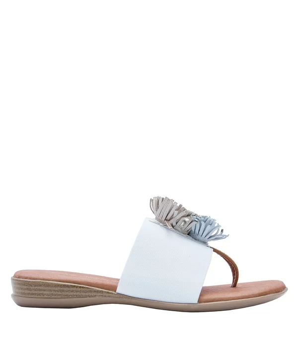 Andre Assous Novalee Women's Shoes Beige Linen : 7 M