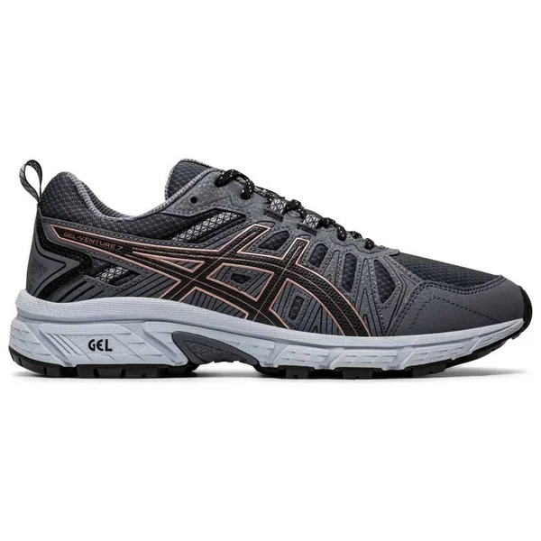 Asics Gel-Venture 7 Shoes Black Grey Bronze Women - 42
