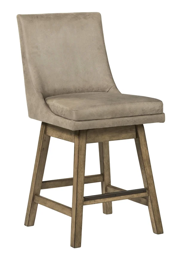 Ashley HomeStore Tallenger D380-524 Upholstered Swivel Barstool