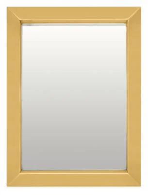 Room & Board, Modern Industry Mirror 3D 30W 40H in Saffron Yellow