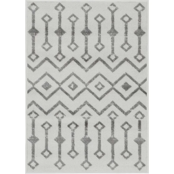 Unique Loom Moroccan Trellis Yellow 8 ft. x 11 ft. Area Rug