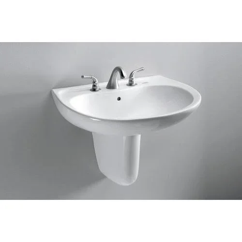 Toto LT241G#12 Supreme Wall-Mount Bathroom Sink in Sedona Beige with Single Faucet Hole