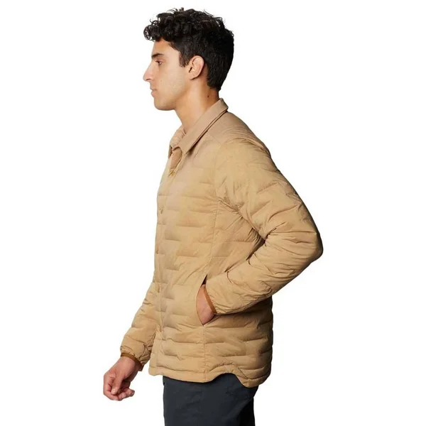 Mountain Hardwear Men's Super/DS Climb Shacket - Large - Sandstorm