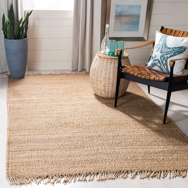 Safavieh Natural Fiber Gray 9 ft. x 12 ft. Area Rug