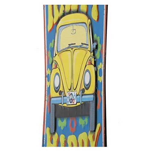 Volkswagen 90145472-S Happy Hippy Embossed Tin Sign