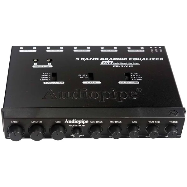 Audiopipe EQ5V15 5 Band Graphic EQ