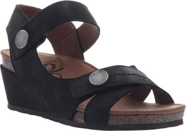 Women's OTBT Sandey Wedge Sandal, Size: 7.5, Black