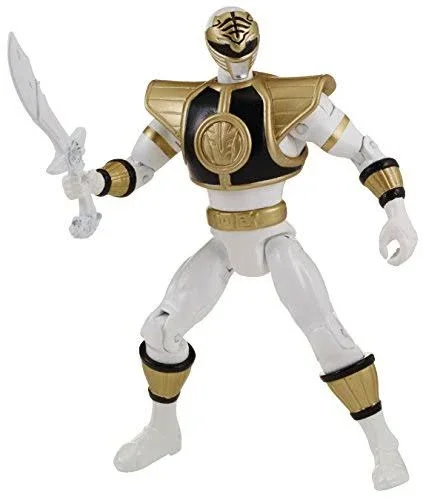 Power Rangers Super Megaforce Mighty Morphin White Ranger Action Hero Figure