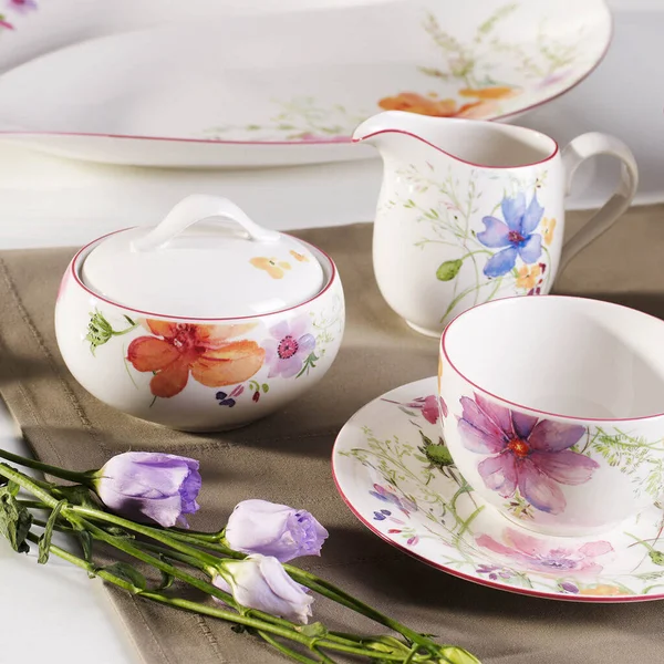 Villeroy Boch Mariefleur Sugar Bowl, 10 x 12cm