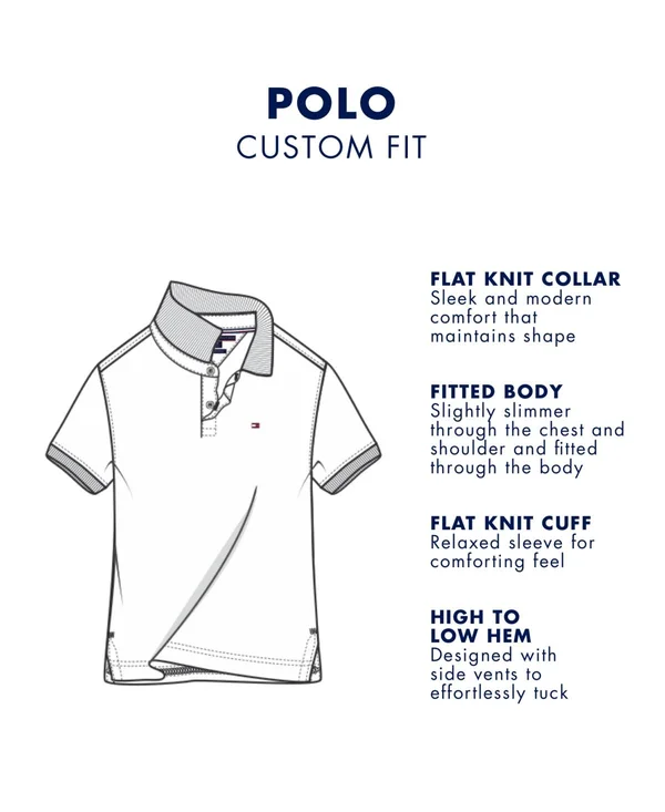 Tommy Hilfiger Men's Custom Fit Ivy Polo, Created for Macy&s - Pebble Pink