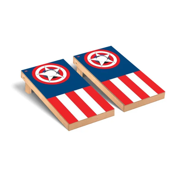 Victory Tailgate Specialty Design Cornhole Game Set - American Stars and Stripes
