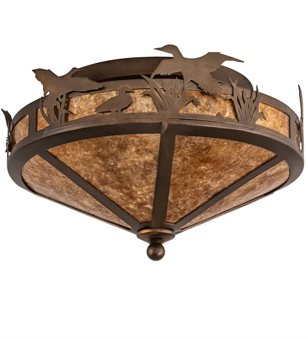 Meyda 16x22W Ducks in Flight Flushmount 26389