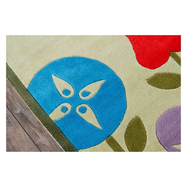 Momeni Lil Mo Whimsy Area Rug, Grass, 4& x 6&
