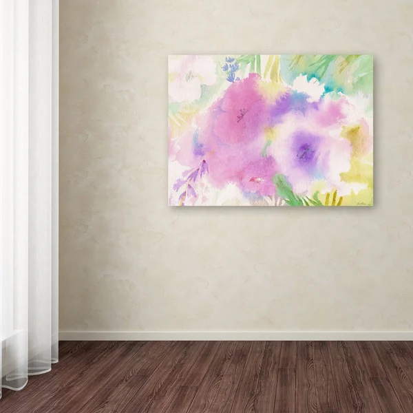 Trademark Global Sheila Golden &Purple Magic& Canvas Art