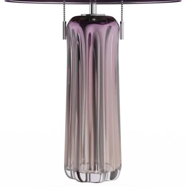 Dimond D2661 Ferrara Free Blown Glass Table Lamp in Purple