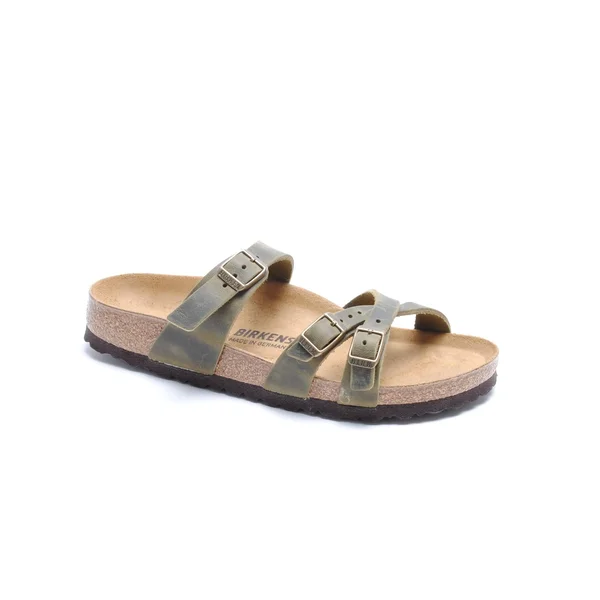 Birkenstock Women's Franca Sandal - Jade Oiled Leather N, 42