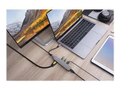 Hyper Drive 6 in 1 USB-C Hub with 4K HDMI Output One Size