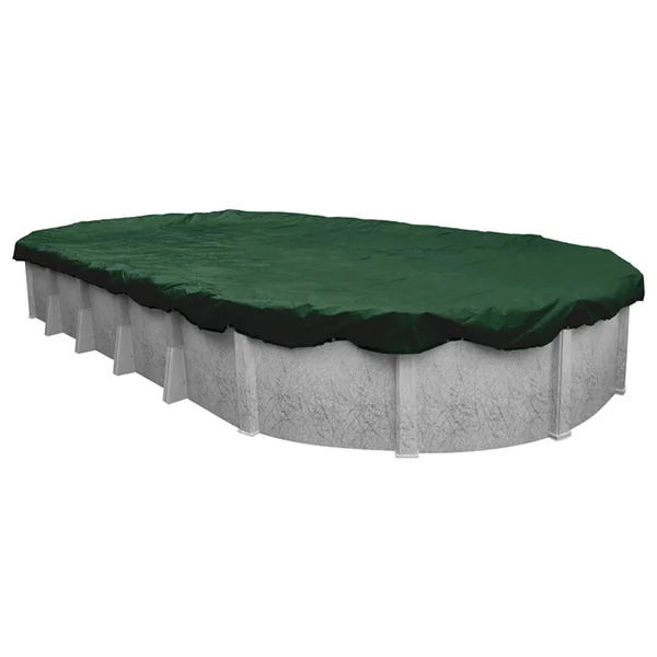 Robelle Dura-Guard Oval Pool Winter COVER, Size: 15 x 30 ft Pool, Green