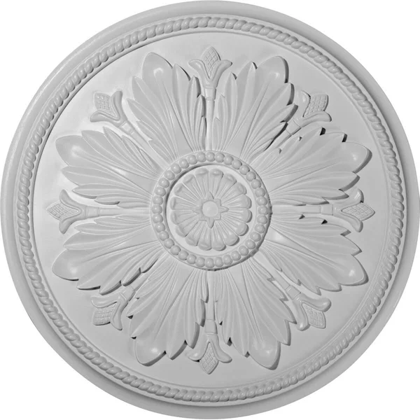 23 5/8x22OD x 1 1/2x22P Kaya Ceiling Medallion (Fits Canopies Up to 5 1/4x22) - Hand-Painted Hickory