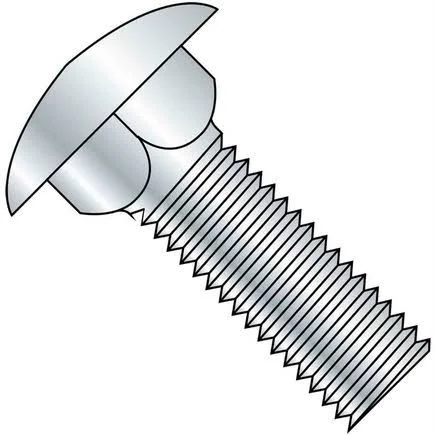 Brighton-Best B2100982 Carriage Bolt - 0.38-16 x 0.75 in. - Round Head - Steel - Zinc CR Plus 3 - Grade A - ft - A307 - Pack of