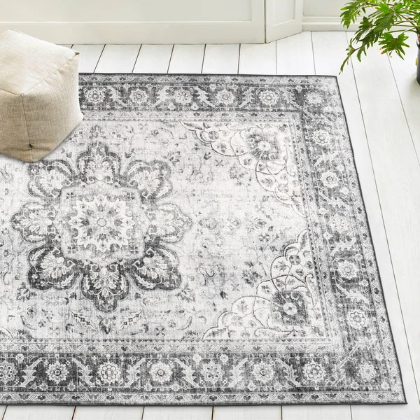 ReaLife Machine Washable -Vintage Bohemian Medallion Rug - 2&6x22 x 8&