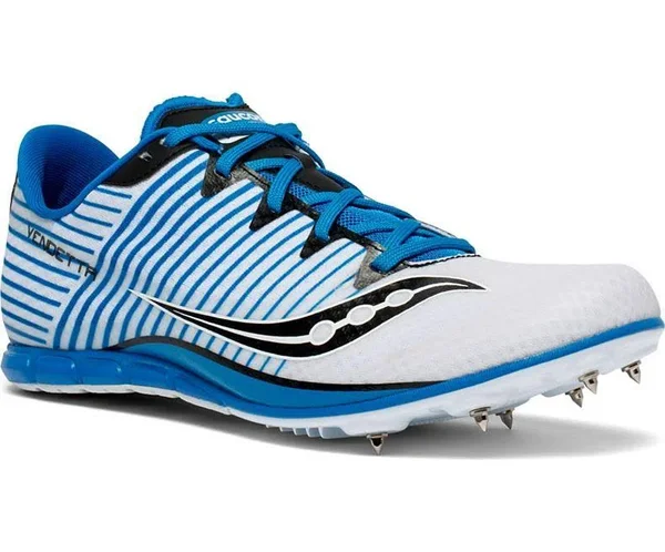 Saucony Vendetta 2 - White/Blue, 12.5