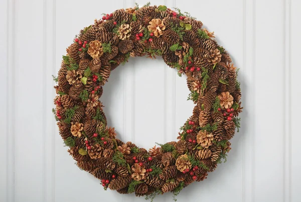 DII Holiday Berry Pinecone Wreath 22x22