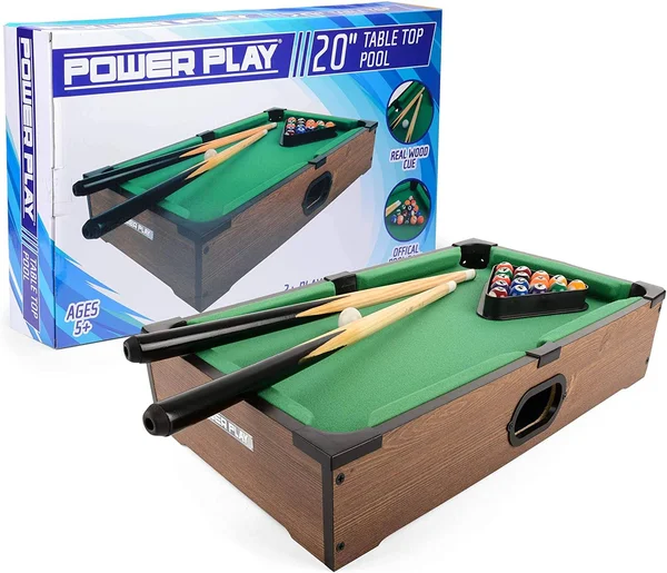 Power Play Table Top Pool Game, 20 inch