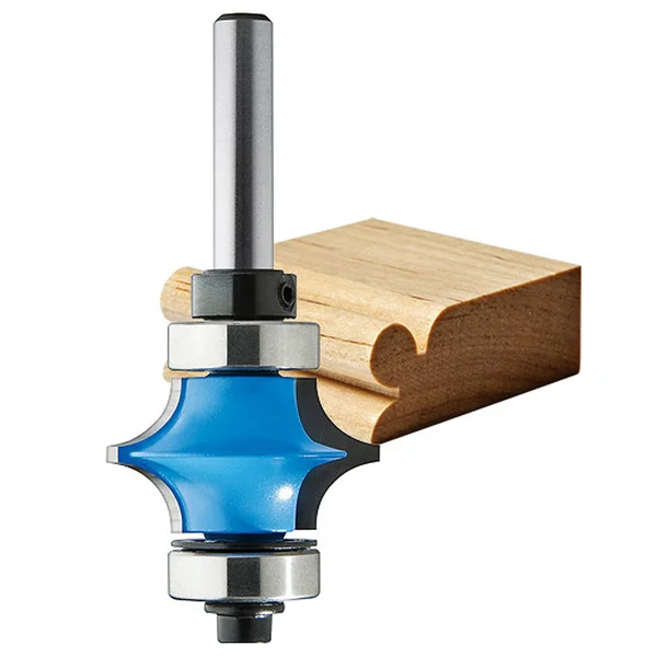 Rockler Full Bead Router Bit - 1-1/8x22 Dia x 5/8x22 H x 1/4x22 Shank 21109