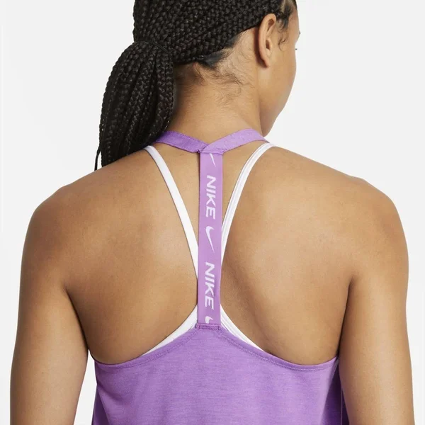 Nike Women's Dri-Fit Elastika Training Tank Top - XS, Purple
