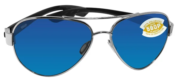 Costa Del Mar South Point Palladium - Blue Mirror 580P Sunglasses