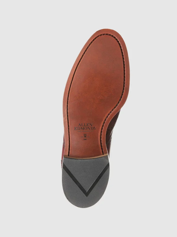 Men's Allen Edmonds Dalton Wingtip Boot 3180220 - 11.5 D, Oxblood