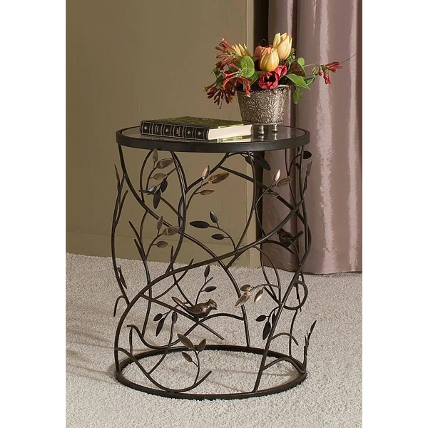 Innerspace Luxury Products Large Barrel Table with Leaves
